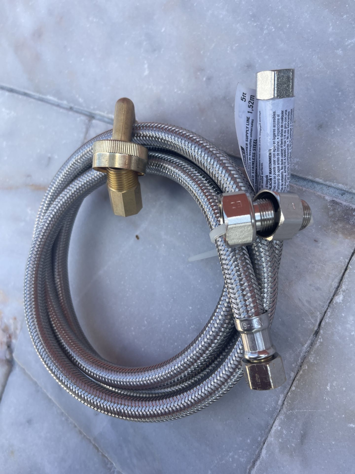 Manguera Para Lavaplatos/dishwasher Hose 5ft /5pies