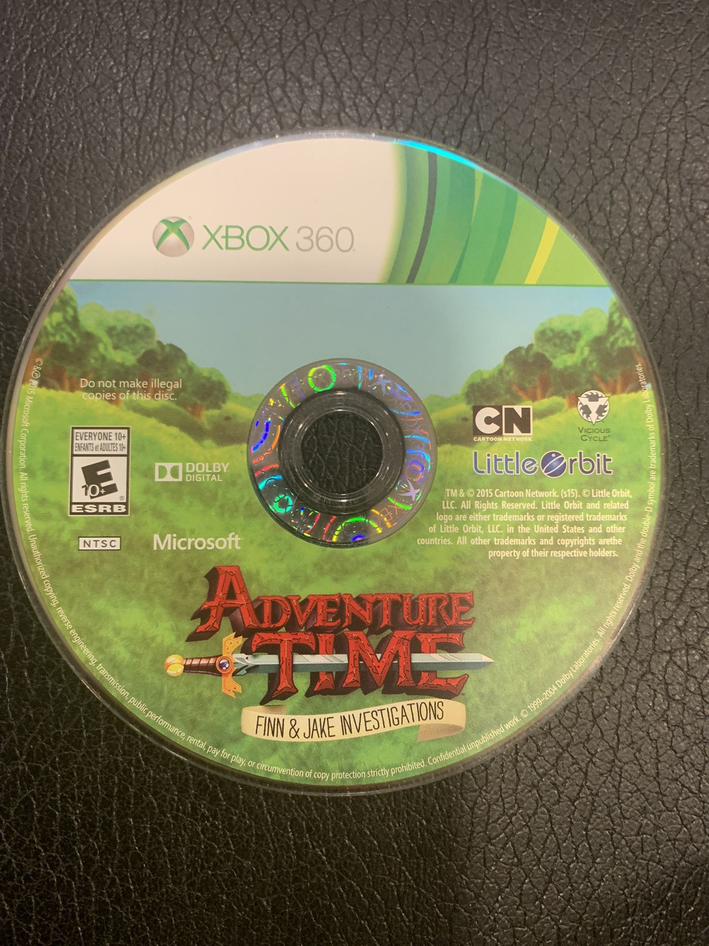 Adventure Time Finn and Jake Investigations - Disc Only (Tested) - Fast SH  360