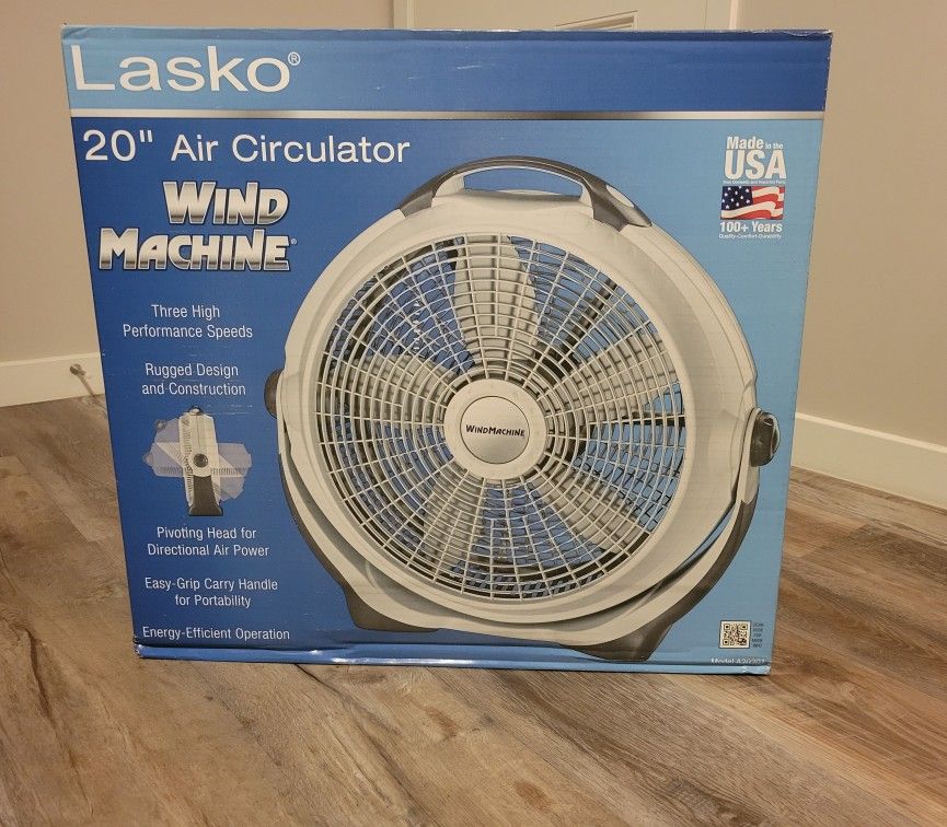 LIKE NEW-Lasko 20" Fan $30