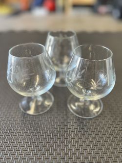 Princess House Small Brandy Glasses