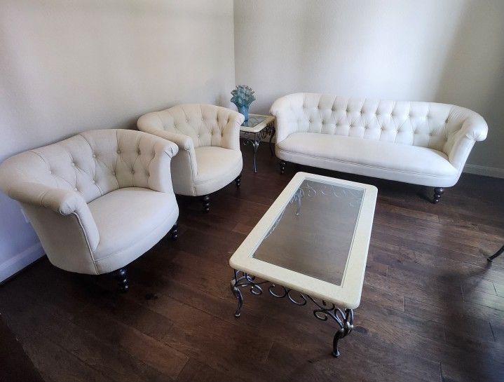 Pier 1 Colette Sofa and Chairs