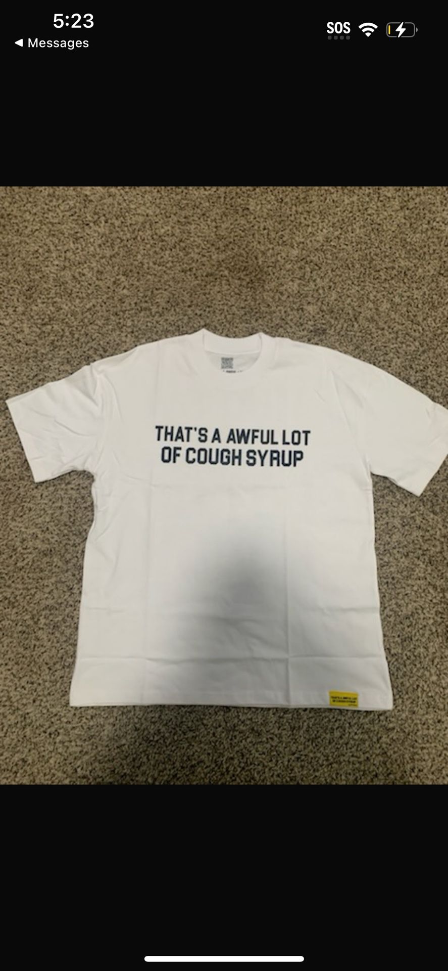 That’s A Awful Lot Of Cough Syrup Shirt 