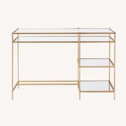West Elm Gold Desk 
