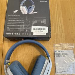 BINNUNE 2.4GHz Wireless Gaming Headset with Mic (missing Receiver) 