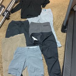 Men’s Clothes New And Like New 38 Waist And XX