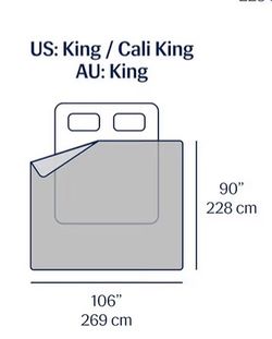 Rest Cooling Comforter Gray