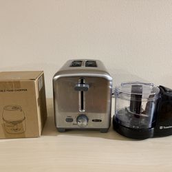 Toaster, Food Processor, Food Chopper
