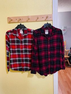 American Eagle Flannel Shirts Size Medium