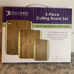 Totally Bamboo 3-Piece Cutting Board Set