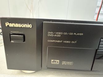 Panasonic DVD-A120 DVD Player Plays DVDs CDs Video CDs Tested Works