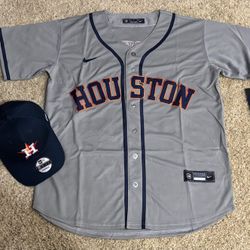 Grey Astros jerseys at $50 each + 1 FREE hat!!