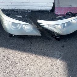 2008-2010 Bmw 528i (5 Series) Headlights Xenon Hid With Light Bulbs And  Accessories 