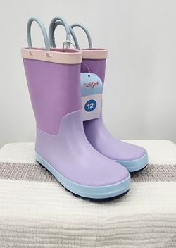 Cat & Jack Pink And Purple Rainboots