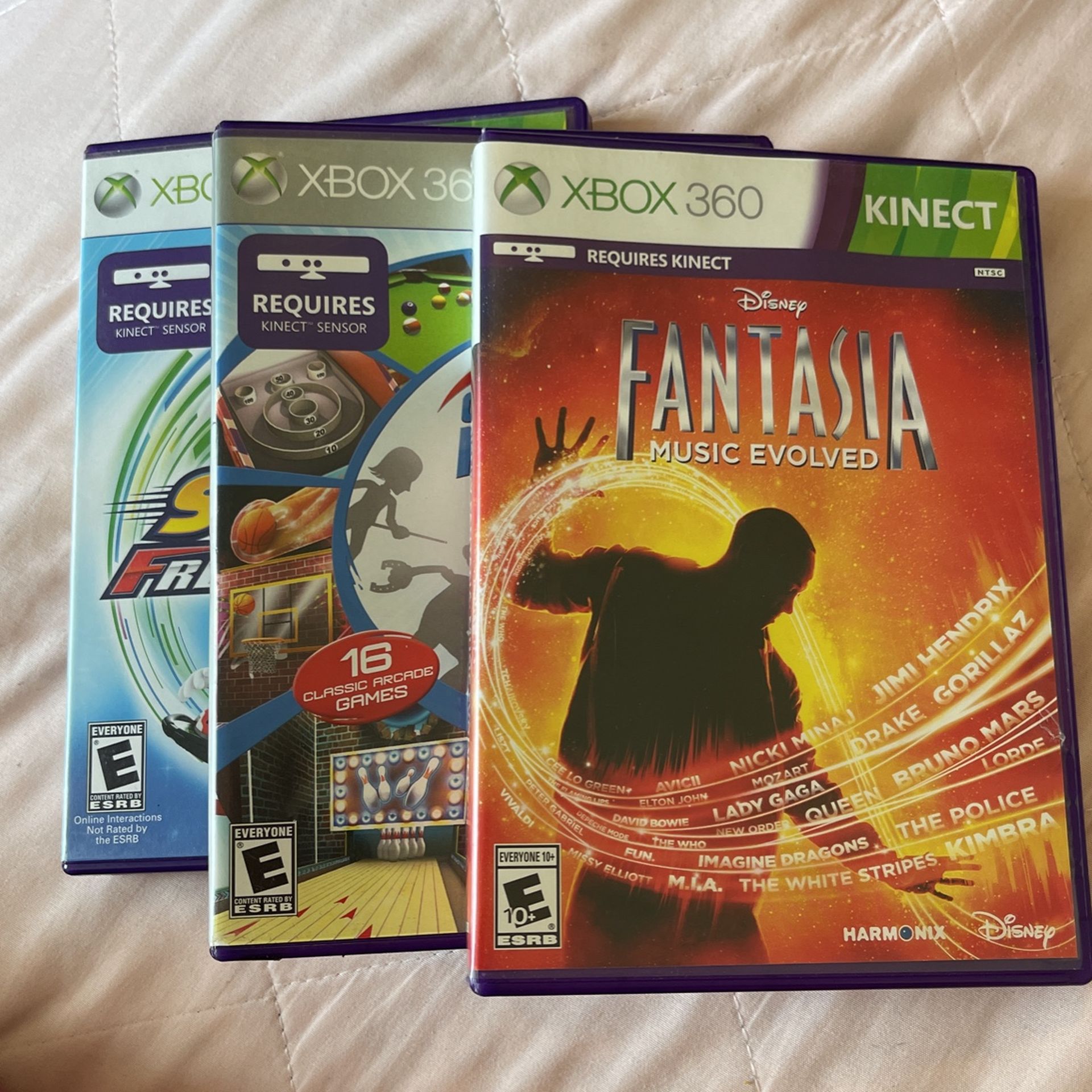 Xbox 360 Kinect Game Assorted