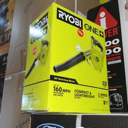 Ryobi 18 Volt Cordless Workshop Blower Kit With battery,charger $160 