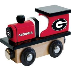 Master Pieces Officially Licensed NCAA Georgia Bulldogs Wooden Toy Train Engine 