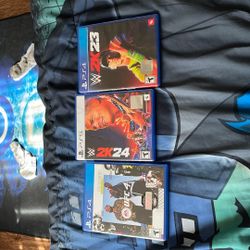 UFC 4, WWE 2k24, WWE 2k23, PlayStation 4-5 Games,