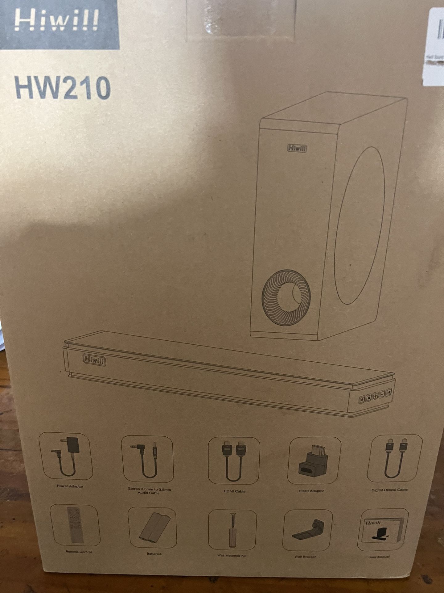 HIWILL 120 W Peak Power Sound Bar For 4K And Hd Smart Tvs