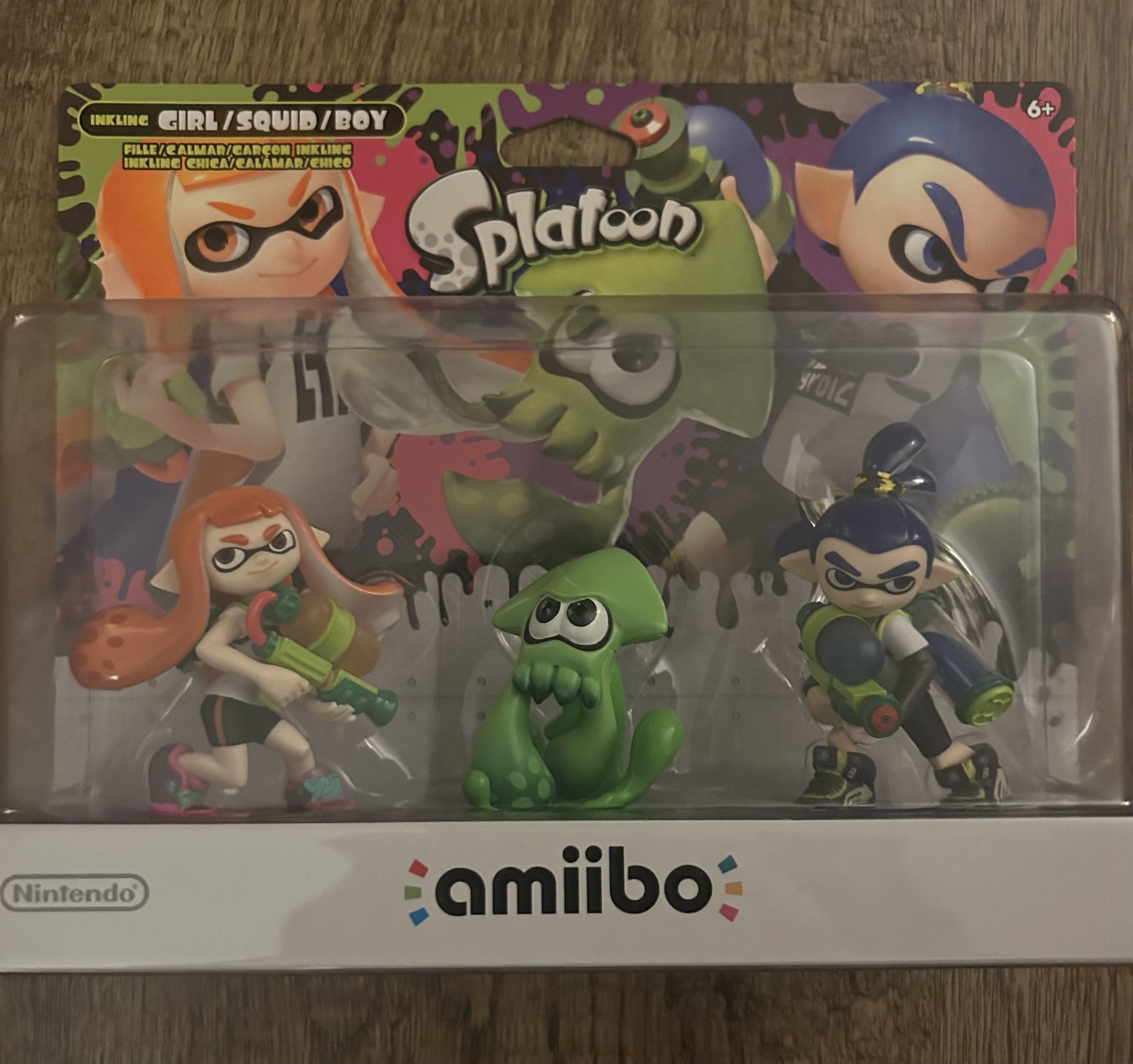 Splatoon Amiibo 3 Pack NIB
