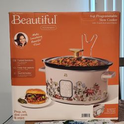 Drew Barrymore Programmable Slow Cooker 6 Quart