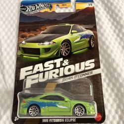 Mitsubishi Eclipse Hotwheels Silver Series Fast And Furious Edition Diecast Brian O'Conner