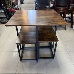 5-Piece Dining Table Set for 4