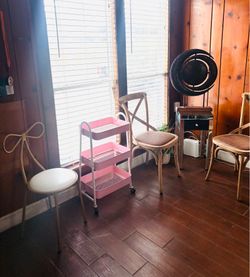 Gold Bow Chair
