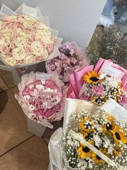 Bouquets Ready For Pickup / Ramos Listos Para Recojer 