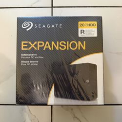 Seagate Expansion 20TB External Hard Drive HDD - USB 3.0, with Rescue Data Recovery Services (STKP(contact info removed)0)