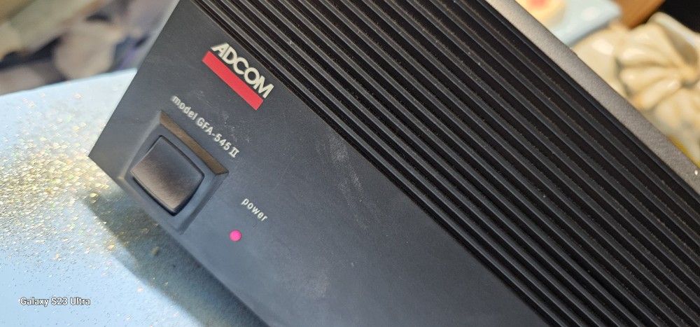 Vintage Adcom GFA 545 II Current Power Amplifier Made In Japan Only Power Test