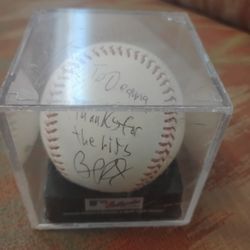 Brad Paisley autographed baseball