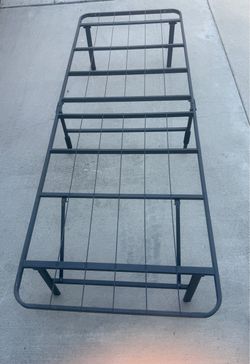 Twin Folding Metal Platform Bed Frame