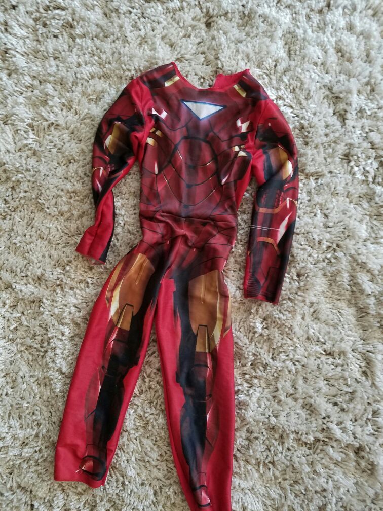 Iron man costume size 6