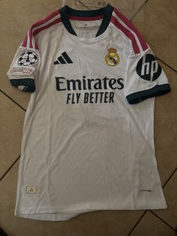 Real Madrid Adidas Home Jersey with UCL Patch