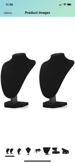 Velvet Necklace Holder