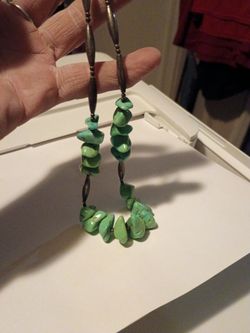 Native turquoise choker necklace