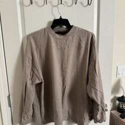 Fear Of God Essentials Long Sleeve Shirt Mens Size Large