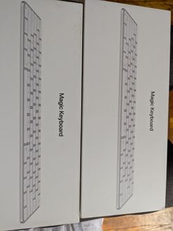 2 apple magic keyboards