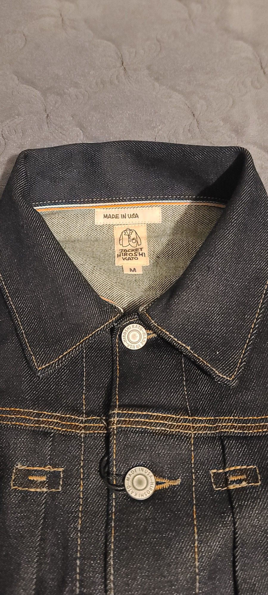 HIROSHI KATO JAKET FOR MEN SIZE M FOR MEN SELVEDGE