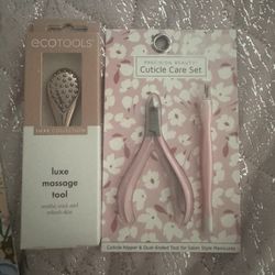 Beauty Tools Cuticle Care Set & Luxe Massage Tool 