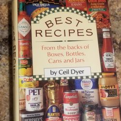 Cookbook, best Recipes from backs of boxes, bottles, cans, and jars