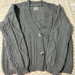 *IN HAND* Size M/L - Taylor Swift - The Tortured Poets Department Gray Cardigan