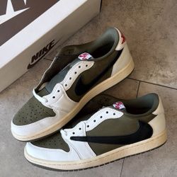 Jordan 1 Travis Scott Medium Olive 