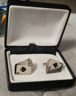 Edforce Playing Card Ace Cufflinks