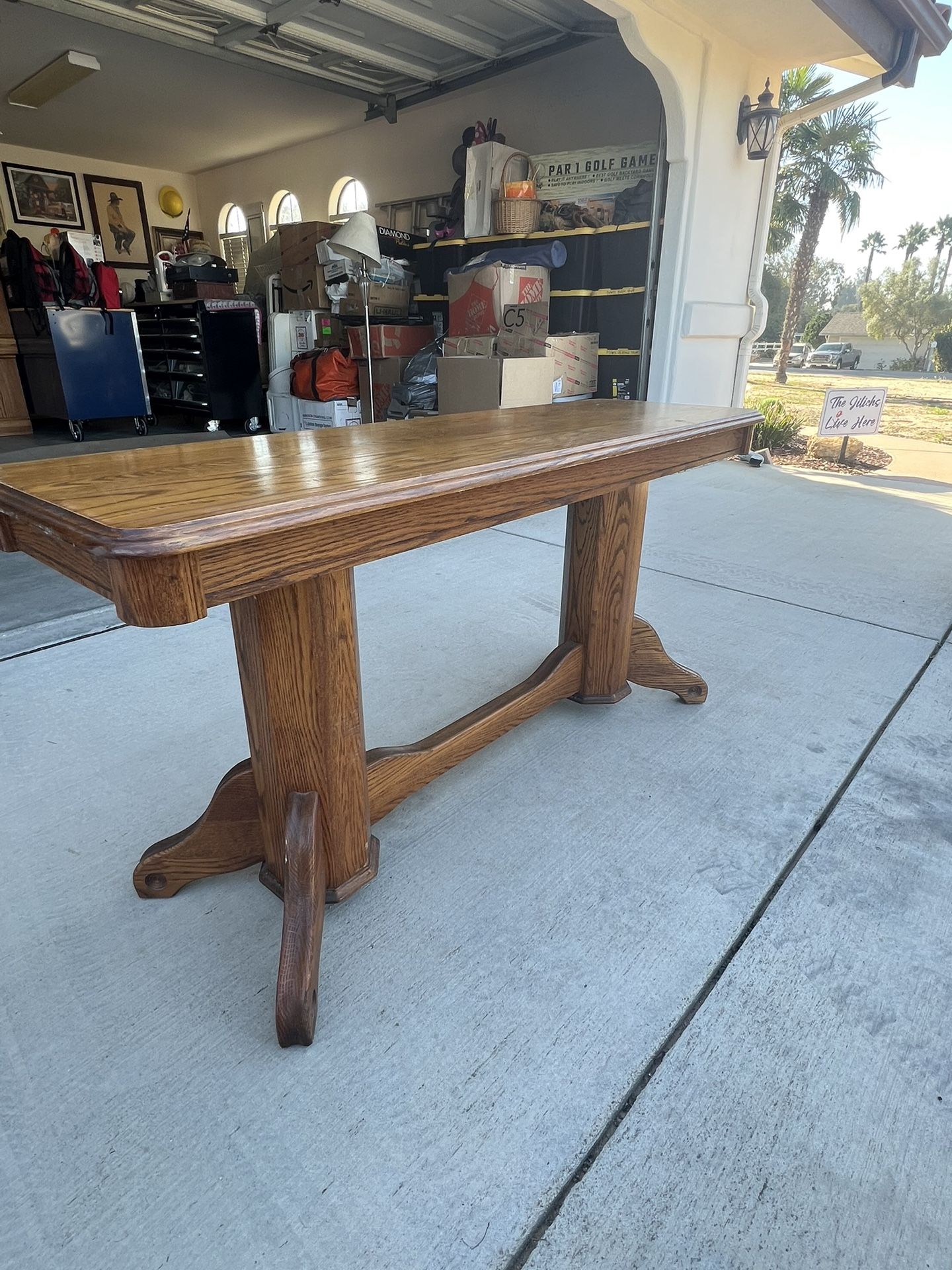Oak Couch Table