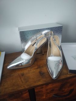 Women Silver heels