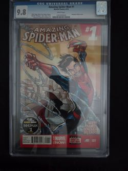Graded Marvel CGC 9.8 Amazing Spider-Man #1 Comic Book