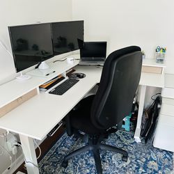 Computer Desk, Sit To Stand, Desk 