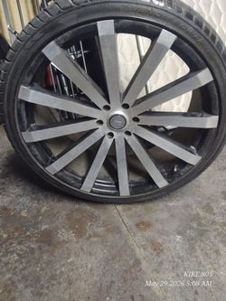 26" velocity rims and tires