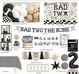 Bad to the bone party supplies
